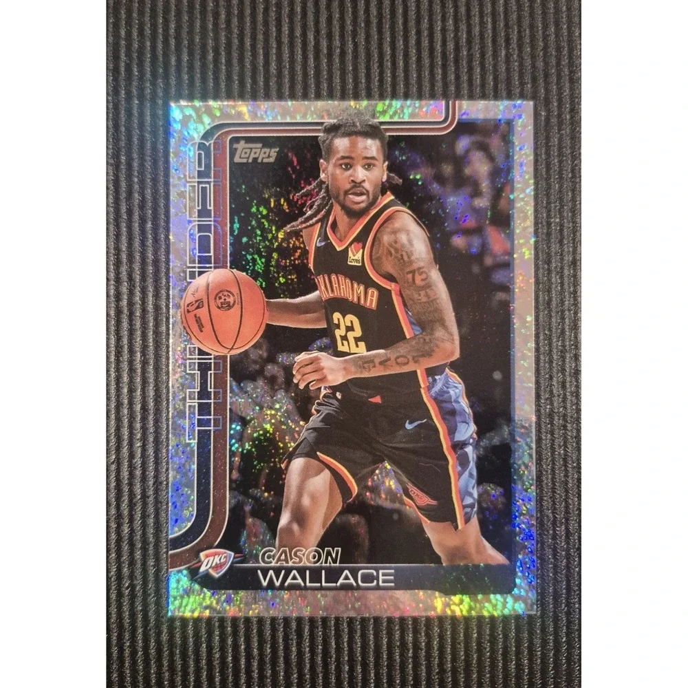 2025 Topps Basketball Carson‎ Wallace Sandglitter #119 OC Thunder